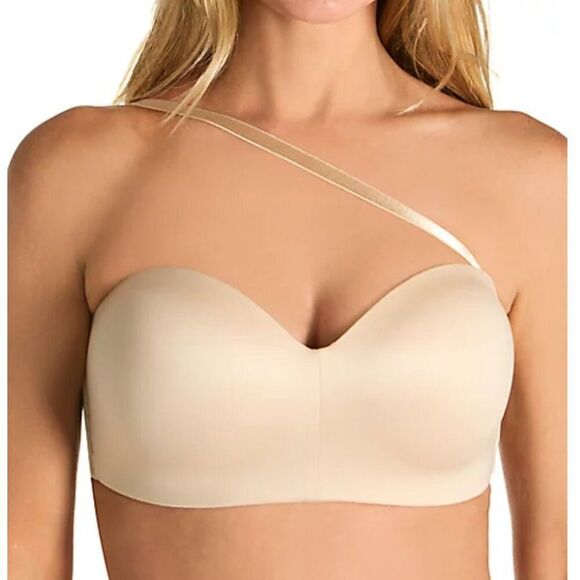 Wacoal 854372 Black Staying Power Strapless Bra Convertible Wire Free Sz 34D NEW - Picture 6 of 16